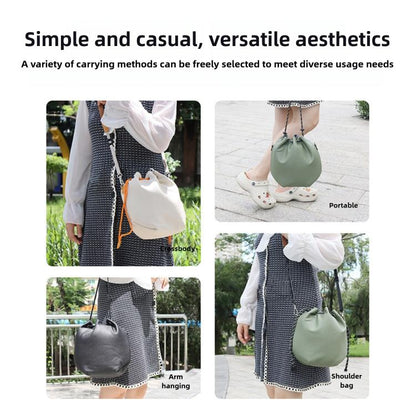 DJ - 65 Large - capacity Waterproof Leather Crossbody Drawstring Storage Bag, For DJI Neo 2 / Neo - ORIWHIZCases & BagsDJI & Insta360 AccessoriesDJI Neo Accessories