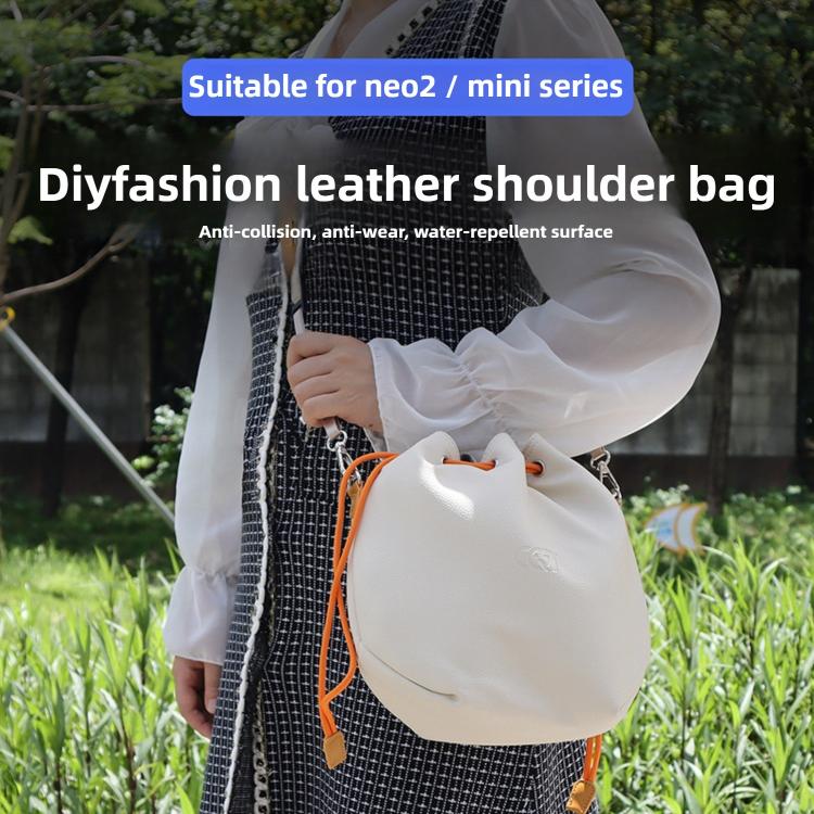 DJ - 65 Large - capacity Waterproof Leather Crossbody Drawstring Storage Bag, For DJI Neo 2 / Neo - ORIWHIZCases & BagsDJI & Insta360 AccessoriesDJI Neo Accessories