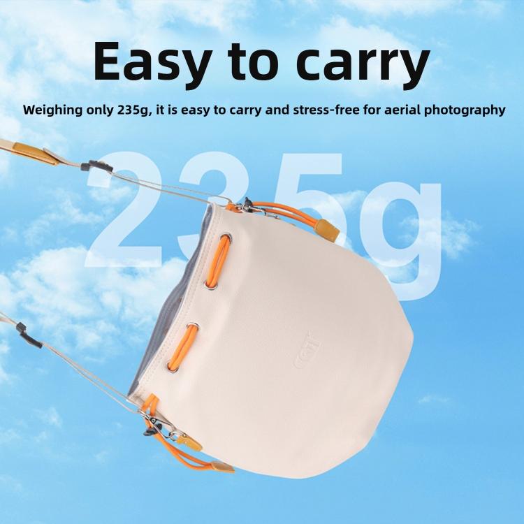 DJ - 65 Large - capacity Waterproof Leather Crossbody Drawstring Storage Bag, For DJI Neo 2 / Neo - ORIWHIZCases & BagsDJI & Insta360 AccessoriesDJI Neo Accessories