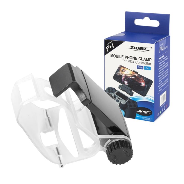 DOBE Adjustable Smart Mobile Phone Clamp Holder For PS4/Slim/Pro Controller, TP4 - 016B - ORIWHIZDOBESony AccessoriesSony Accessories Holder