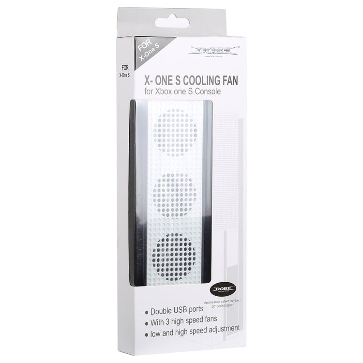 DOBE Game Console Cooling Fans with Dual USB Ports & Low/High Speed Switch for XBOX One S Console, For XBOX One S - ORIWHIZDOBEMicroSoft AccessoriesMicroSoft Accessories Charger & Power