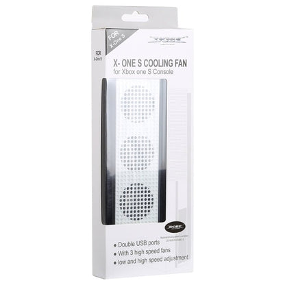 DOBE Game Console Cooling Fans with Dual USB Ports & Low/High Speed Switch for XBOX One S Console, For XBOX One S - ORIWHIZDOBEMicroSoft AccessoriesMicroSoft Accessories Charger & Power