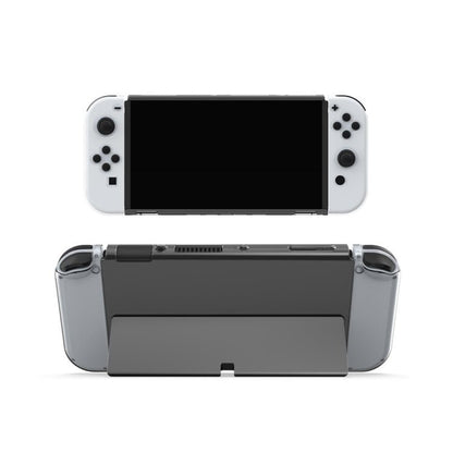 DOBE Game Handle Transparent Crystal Case TPU Protective Cover For Switch OLED Console, TNS - 1133C - ORIWHIZDOBENintendo AccessoriesNintendo Accessories Cases
