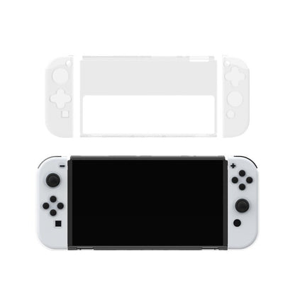 DOBE Game Handle Transparent Crystal Case TPU Protective Cover For Switch OLED Console, TNS - 1133C - ORIWHIZDOBENintendo AccessoriesNintendo Accessories Cases