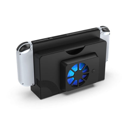 DOBE Host Base Cooling Fan With Blue Light For Switch OLED, White, Black - ORIWHIZDOBENintendo AccessoriesNintendo Accessories Adapter