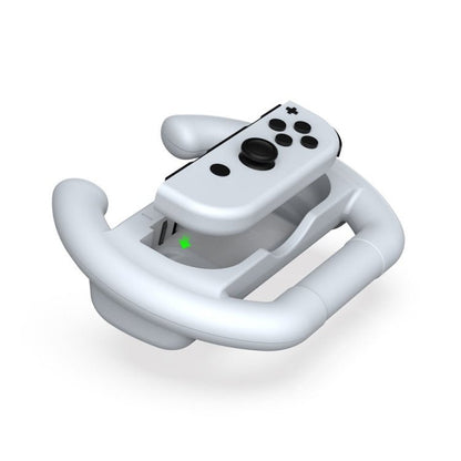 DOBE Left And Right Handle Steering Wheel For Switch OLED / Switch, Specification：, White（2PCS/Pack）, Black（2PCS/Pack）, Red + Blue（2PCS/Pack） - ORIWHIZDOBENintendo AccessoriesNintendo Accessories Gamepads