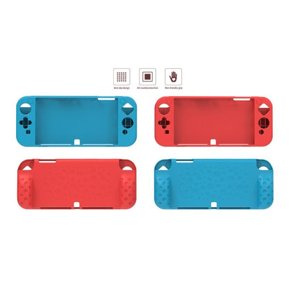 DOBE TNS - 1135 Game Console Integrated All - Inclusive Soft Slip Protective Case For Nintendo Switch OLED, White, Red, Blue - ORIWHIZDOBENintendo AccessoriesNintendo Accessories Cases
