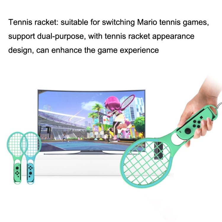 DOBE TNS - 2123 Sports Lightsaber + Leg Strap + Tennis Racket + Wrist Strap 7 In 1 Sports Set For Nintendo Switch, DOBE 7 In 1 - ORIWHIZDOBENintendo AccessoriesNintendo Accessories Gamepads