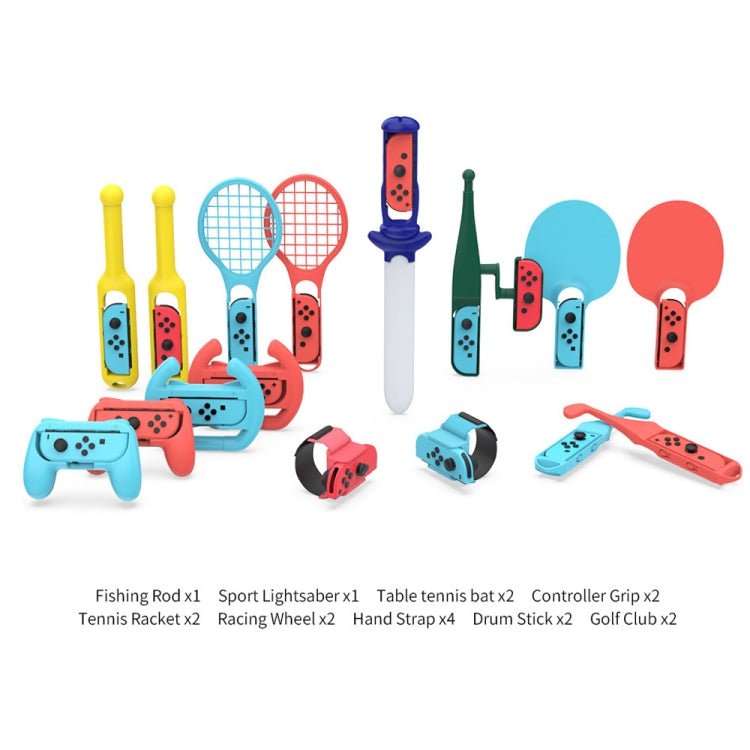 DOBE TNS - 2125 18 In 1 Somatosensory Sports Set For Nintendo Switch, DOBE 18 In 1 - ORIWHIZDOBENintendo AccessoriesNintendo Accessories Gamepads