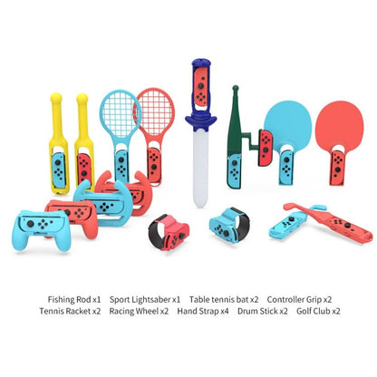 DOBE TNS - 2125 18 In 1 Somatosensory Sports Set For Nintendo Switch, DOBE 18 In 1 - ORIWHIZDOBENintendo AccessoriesNintendo Accessories Gamepads