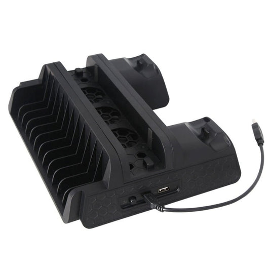 DOBE TP4 - 882 3 in 1 Game Console Cooling Fan + Game Storage Slots + Game Controller Charging Dock for Sony PS4 / PS4 Pro / PS4 Slim, For PS4 / PS4 Pro / PS4 Slim - ORIWHIZDOBESony AccessoriesSony Accessories Charger & Power