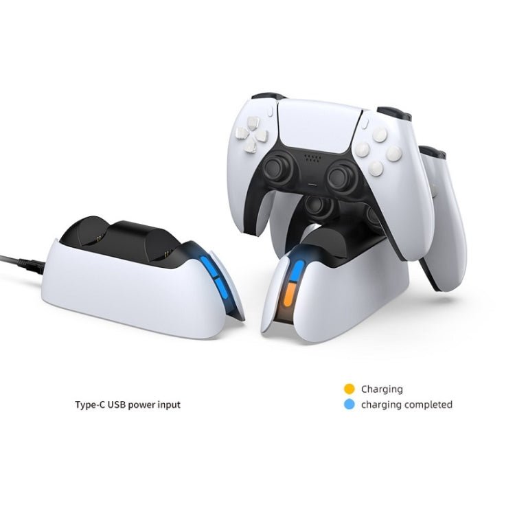 DOBE TP5 - 05103 Contact - Type Gamepad Charging Base With Indicator Light For PS5, TP5 - 05103 - ORIWHIZDOBESony AccessoriesSony Accessories Charger & Power