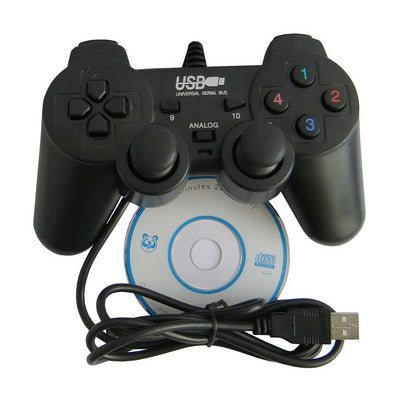 Double Shock PC USB Single Gamepad, Vibration Gamepad 11 - ORIWHIZPocket Console & AccessoriesPocket Console & Accessories AccessoriesToys & Hobbies