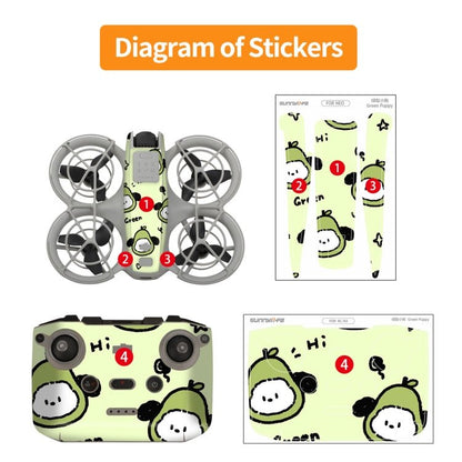 Drone Body Remote Control Protective Sticker, For DJI Neo - ORIWHIZDJI & Insta360 AccessoriesDJI Neo AccessoriesStickers