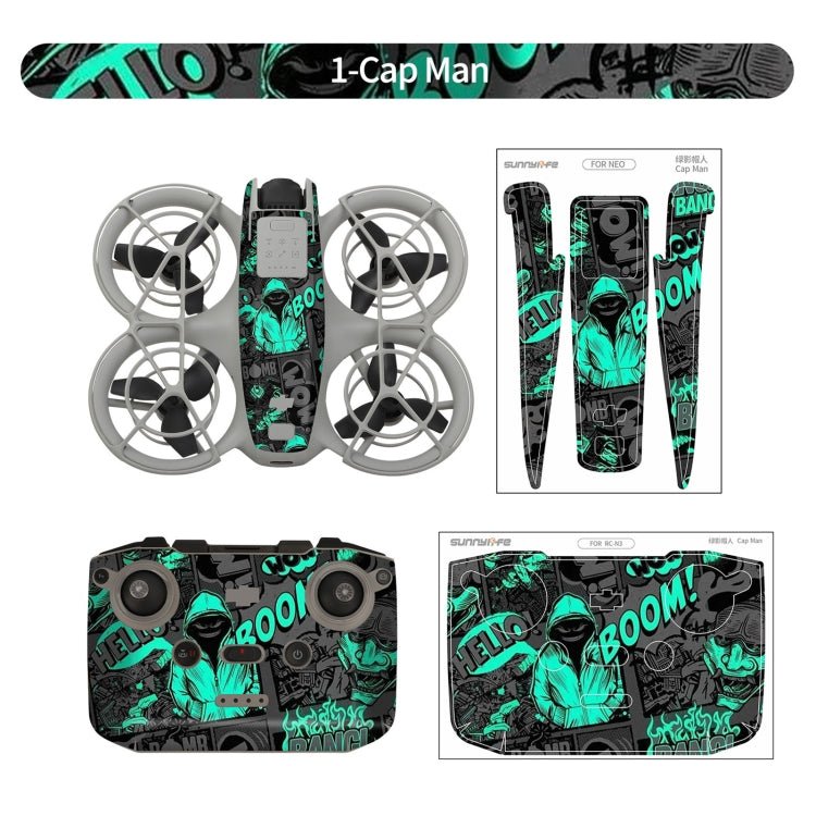 Drone Body Remote Control Protective Sticker, For DJI Neo - ORIWHIZDJI & Insta360 AccessoriesDJI Neo AccessoriesStickers