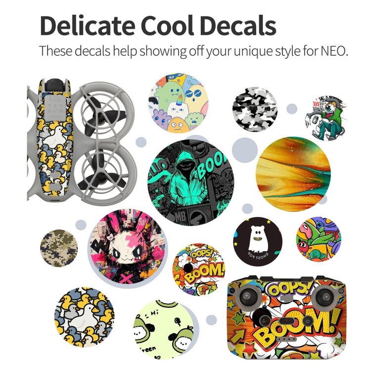 Drone Body Remote Control Protective Sticker, For DJI Neo - ORIWHIZDJI & Insta360 AccessoriesDJI Neo AccessoriesStickers