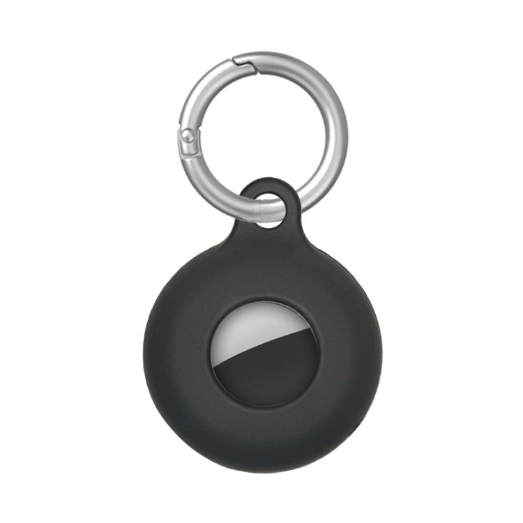 Dual - Side Hollow Anti - scratch Silicone Shockproof Protective Cover Case with Keychain Hook Loop, For AirTag - ORIWHIZ