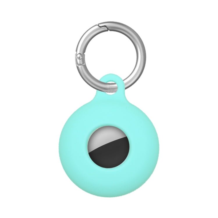 Dual - Side Hollow Anti - scratch Silicone Shockproof Protective Cover Case with Keychain Hook Loop, For AirTag - ORIWHIZ