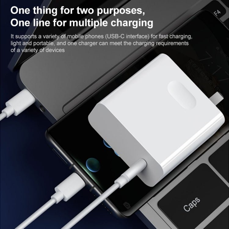 Dual Type - C Interface Fast Charging Data Cable Laptop Charging Cable, Length:1m, Length:1.5m, Length:2m - ORIWHIZ