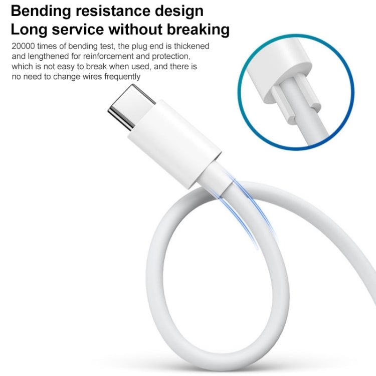 Dual Type - C Interface Fast Charging Data Cable Laptop Charging Cable, Length:1m, Length:1.5m, Length:2m - ORIWHIZ