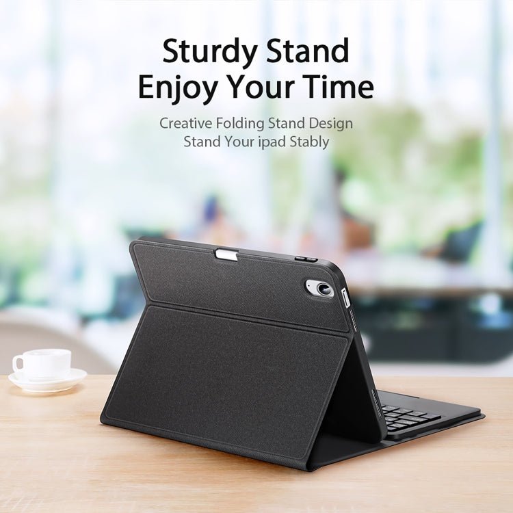 DUX DUCIS Bluetooth Keyboard Leather Case with Touchpad & Smart Sleep Function, For iPad 10th Gen 10.9 2022 - ORIWHIZApple AccessoriesDUX DUCISiPad Keyboard