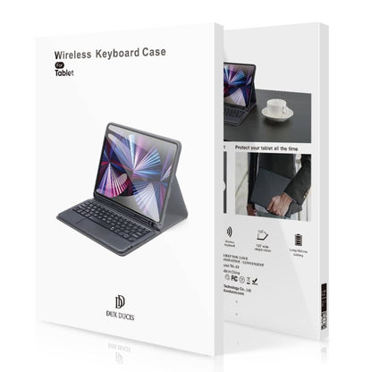 DUX DUCIS Bluetooth Keyboard Leather Case with Touchpad & Smart Sleep Function, For iPad 10th Gen 10.9 2022 - ORIWHIZApple AccessoriesDUX DUCISiPad Keyboard