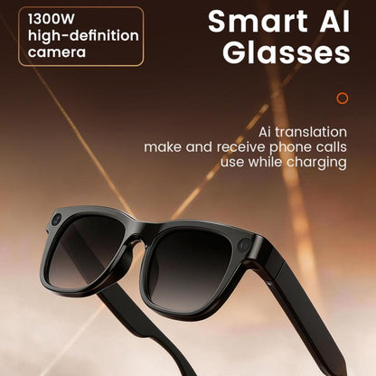 E06S 13MP 1080P Dual - Loudspeaker AI Smart Glasses Support Music / Calling - ORIWHIZSmart GlassesSmart WearSmart Wear Electronics