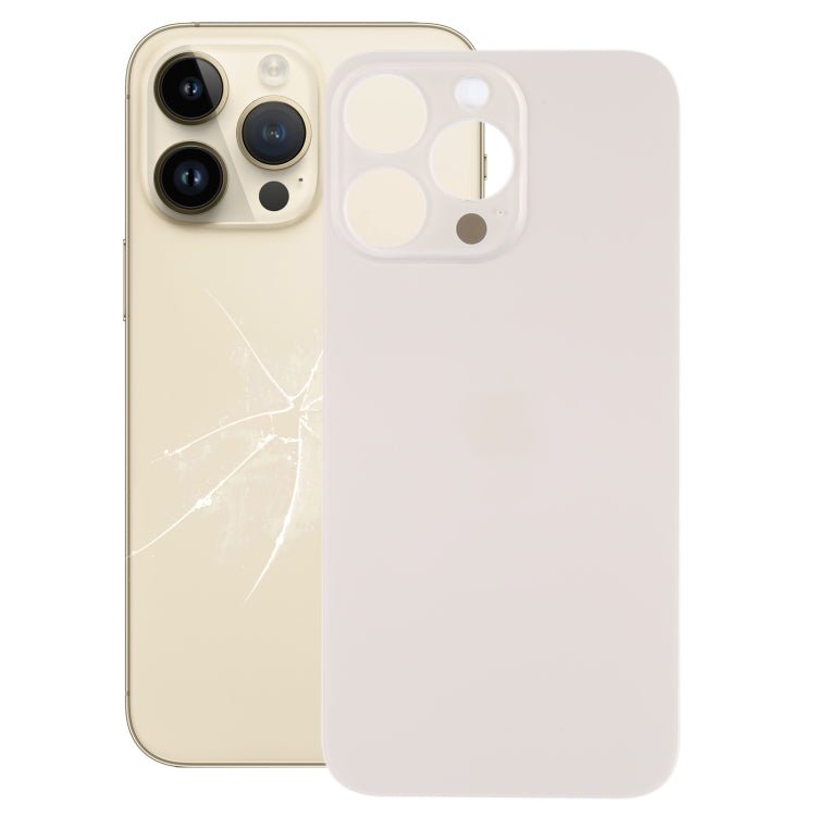 Easy Replacement Big Camera Hole Glass Back Battery Cover for iPhone 14 Pro, For iPhone 14 Pro(Not Disassemble) - ORIWHIZ