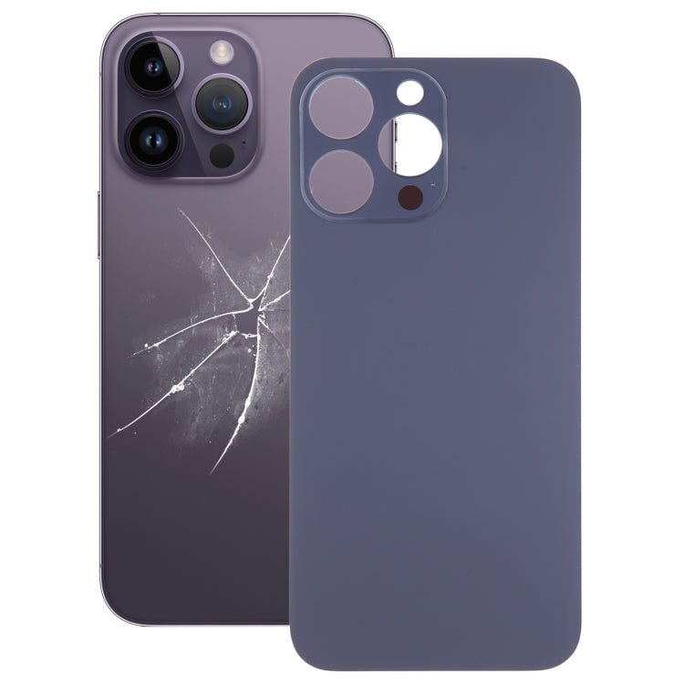 Easy Replacement Big Camera Hole Glass Back Battery Cover for iPhone 14 Pro Max, For iPhone 14 Pro Max(Not Disassemble) - ORIWHIZ