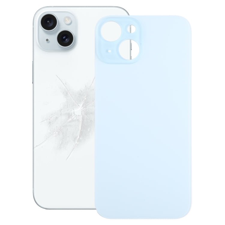 Easy Replacement Big Camera Hole Glass Back Battery Cover for iPhone 15, For iPhone 15(Not Disassemble) - ORIWHIZ