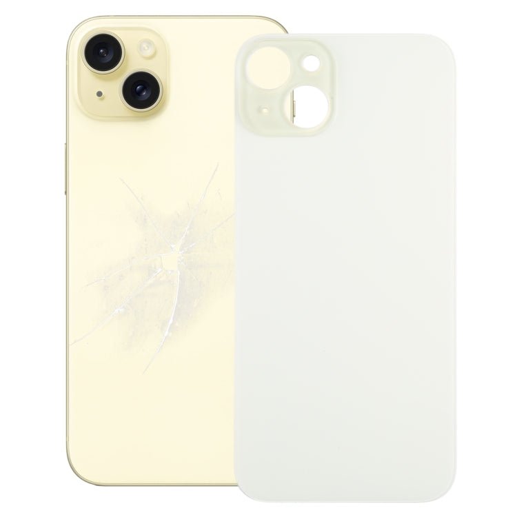 Easy Replacement Big Camera Hole Glass Back Battery Cover for iPhone 15 Plus, For iPhone 15 Plus(Not Disassemble) - ORIWHIZ