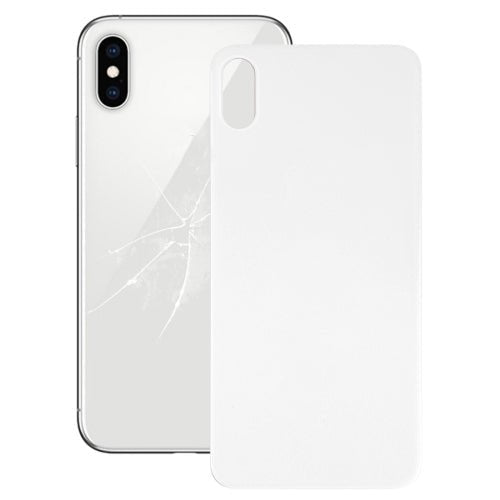 Easy Replacement Big Camera Hole Glass Back Battery Cover with Adhesive for iPhone X, For iPhone X (No Disassemble), For iPhone X (Not Disassemble) - ORIWHIZ