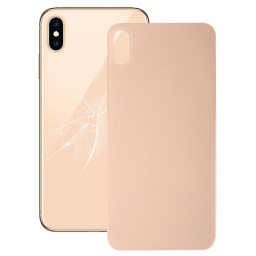 Easy Replacement Big Camera Hole Glass Back Battery Cover with Adhesive for iPhone XS Max, For iPhone XS Max (No Disassemble), For iPhone XS Max (Not Disassemble) - ORIWHIZ