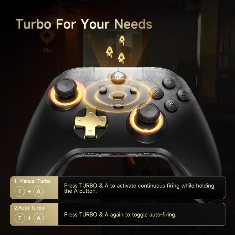 EasySMX D05 Tri - mode Wireless Gaming Controller for PC/Switch/Steam Deck/TV/Phone with Charging Dock - ORIWHIZEasySMXGame AccessoriesGamepads