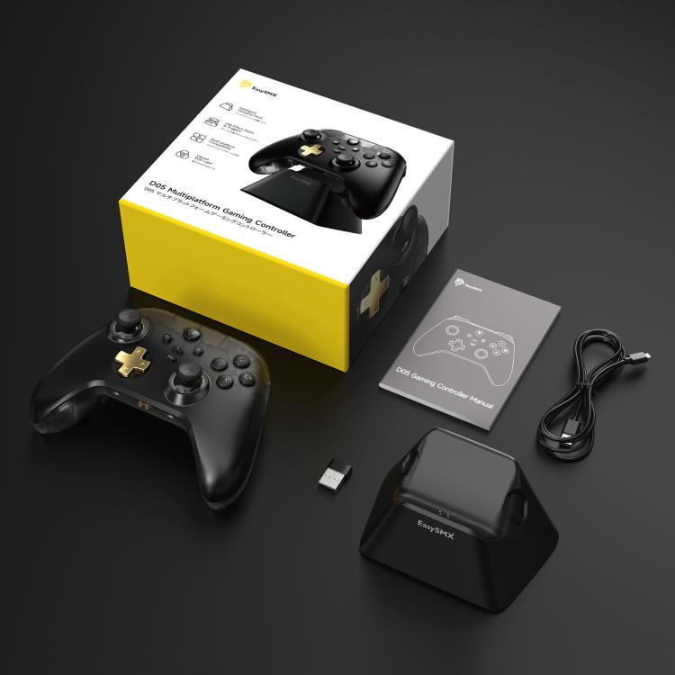 EasySMX D05 Tri - mode Wireless Gaming Controller for PC/Switch/Steam Deck/TV/Phone with Charging Dock - ORIWHIZEasySMXGame AccessoriesGamepads