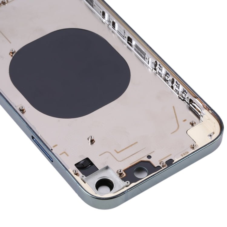 Electroplated Frame Back Housing Cover with Appearance Imitation of iP13 Pro for iPhone XR, for iPhone XR(Electroplated Frame ,Green) - ORIWHIZ