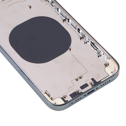 Electroplated Frame Back Housing Cover with Appearance Imitation of iP13 Pro for iPhone XR, for iPhone XR(Electroplated Frame ,Green) - ORIWHIZ