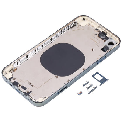 Electroplated Frame Back Housing Cover with Appearance Imitation of iP13 Pro for iPhone XR, for iPhone XR(Electroplated Frame ,Green) - ORIWHIZ