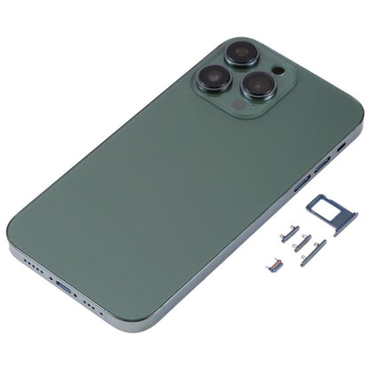 Electroplated Frame Back Housing Cover with Appearance Imitation of iP13 Pro for iPhone XR, for iPhone XR(Electroplated Frame ,Green) - ORIWHIZ