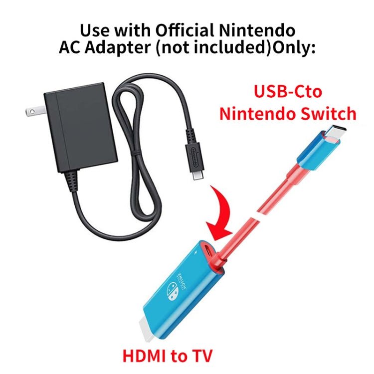 ENKAY ENK - CB136 6.6Ft. Type - C to HDMI Conversion Cable for Switch 4K HD Projection TV, HDMI Conversion Cable - ORIWHIZENKAYNintendo AccessoriesNintendo Accessories Adapter