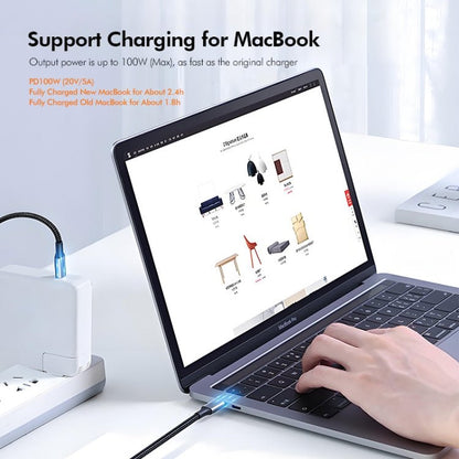 ENKAY PD100W 5A USB - C / Type - C to Type - C Fast Charging Cable with E - Marker, 1m, 2m - ORIWHIZ