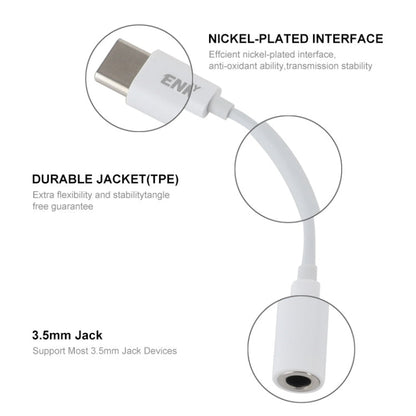 ENKAY USB - C / Type - C to 3.5mm Aux Adapter Digital Decoding Audio Cable - ORIWHIZ