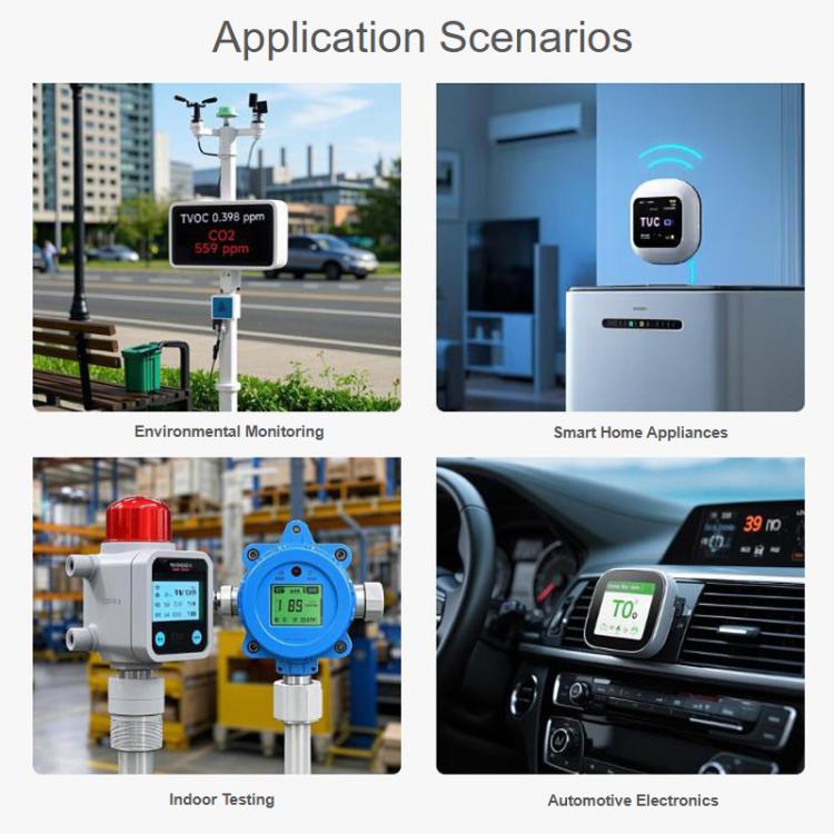 Environment 6 In 1 Gas Sensor Module Supports UART Control Interface, Waveshare 34169 - ORIWHIZArduino & SCM SuppliesConsumer ElectronicsSensor Module