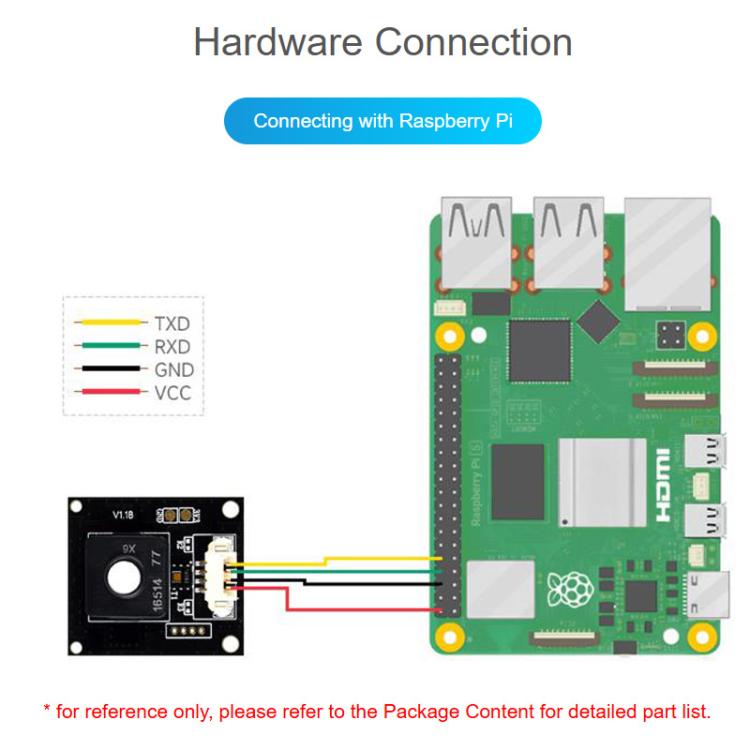 Environment 6 In 1 Gas Sensor Module Supports UART Control Interface, Waveshare 34169 - ORIWHIZArduino & SCM SuppliesConsumer ElectronicsSensor Module