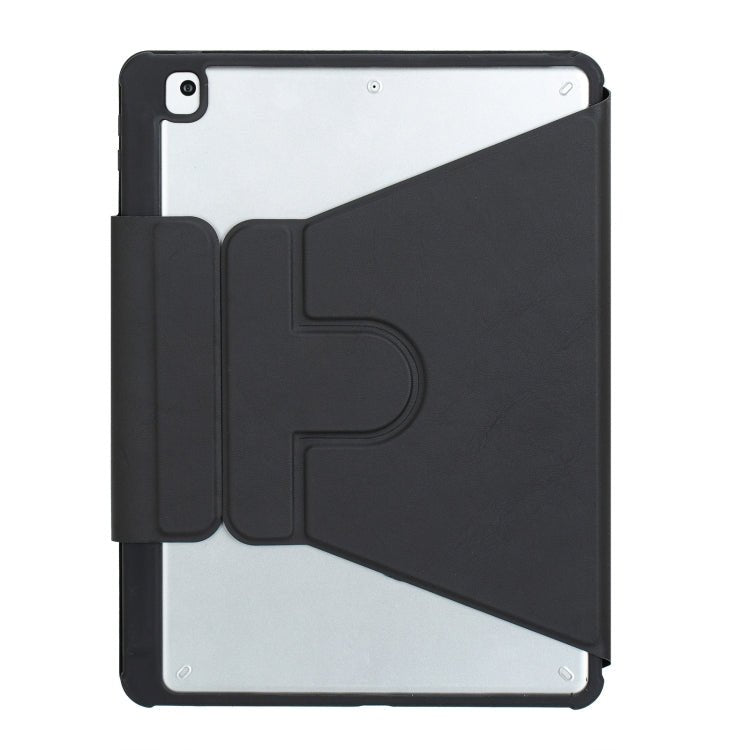 F10B - A 360 Rotation Acrylic Transparent Bluetooth Keyboard Leather Case With Touch Control, F10B - A - ORIWHIZApple AccessoriesiPad KeyboardiPad Keyboard Universal