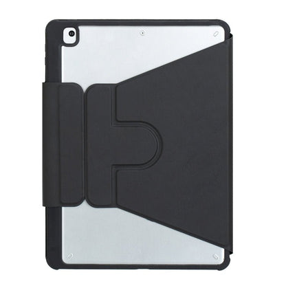F10B - A 360 Rotation Acrylic Transparent Bluetooth Keyboard Leather Case With Touch Control, F10B - A - ORIWHIZApple AccessoriesiPad KeyboardiPad Keyboard Universal