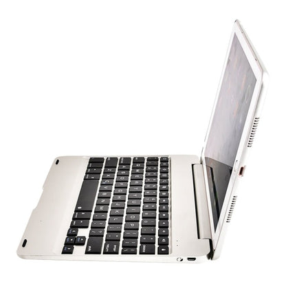 F19B for iPad 9.7 (2017/2018) & iPad Air & Air 2 & iPad Pro 9.7 & New iPad 9.7 inch (2017) Ultra - thin ABS Horizontal Flip Tablet Case + Bluetooth Keyboard - ORIWHIZApple AccessoriesiPad KeyboardiPad Keyboard Universal