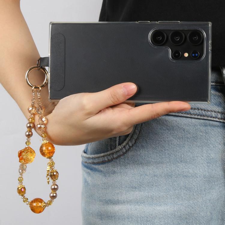 Flower Ice Bead Chain Phone Anti - lost Short Lanyard - ORIWHIZApple AccessoriesGadgetsLanyards & Wrist Straps
