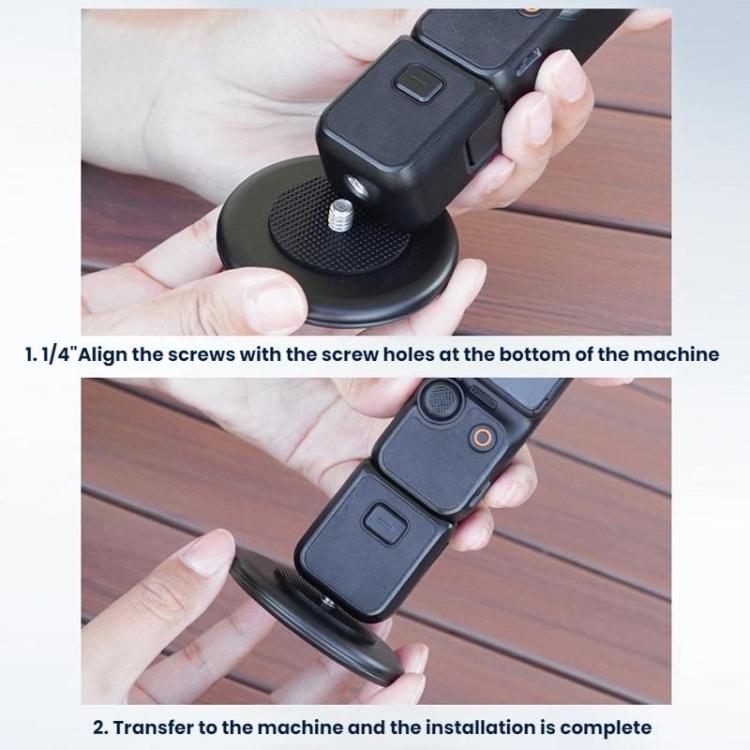 Flymile Aluminum Alloy Desktop Mount For DJI Osmo Pocket 3/Insta360 X4/X5 - ORIWHIZDJI & Insta360 AccessoriesFlymileMount & Holder