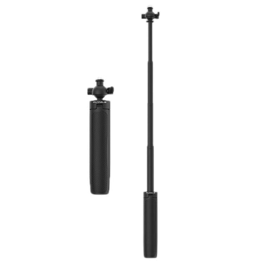 حامل ثلاثي القوائم قابل للتمديد من فلاي مايل لعصي السيلفي لكاميرات DJI / GoPro / Insta360، إصدار 1/4 بوصة، إصدار ثنائي الشعب - ملحقات أصلية لكاميرات DJI و Insta360 من فلاي مايل